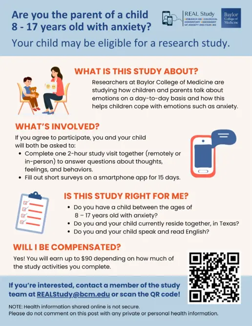 Parents of children with anxiety